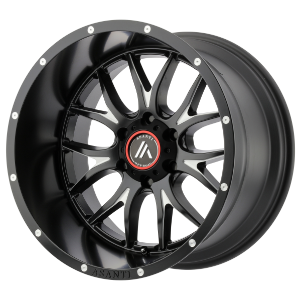 Asanti Off Road - Asanti Off Road AB807 CARBINE 20X12 6X5.5 Satin Black Milled|AB807-20126844NBM