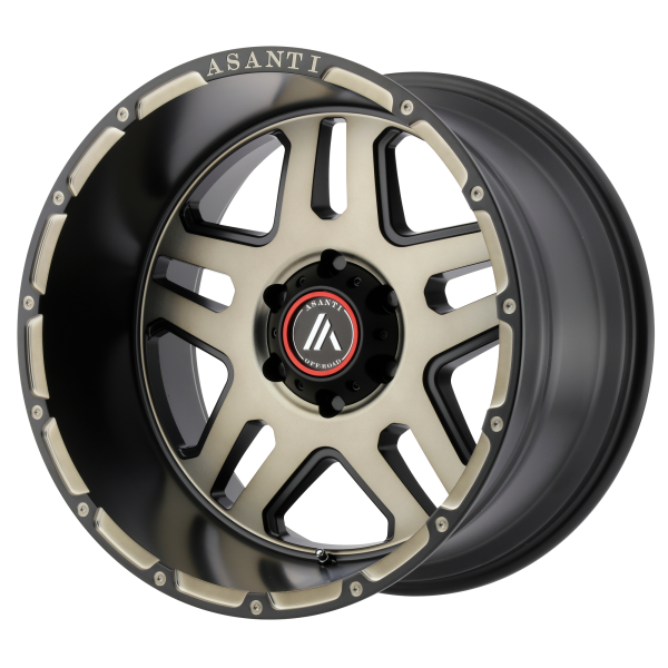 Asanti Off Road - Asanti Off Road AB809 ENFORCER 22X10 8X170 Matte Black Machined Tint|AB809-22108718NBK