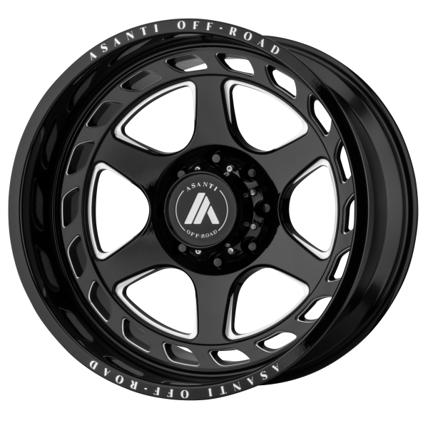 Asanti Off Road - Asanti Off Road AB816 ANVIL 20X9 5X150 Gloss Black Milled|AB816-209058GB18