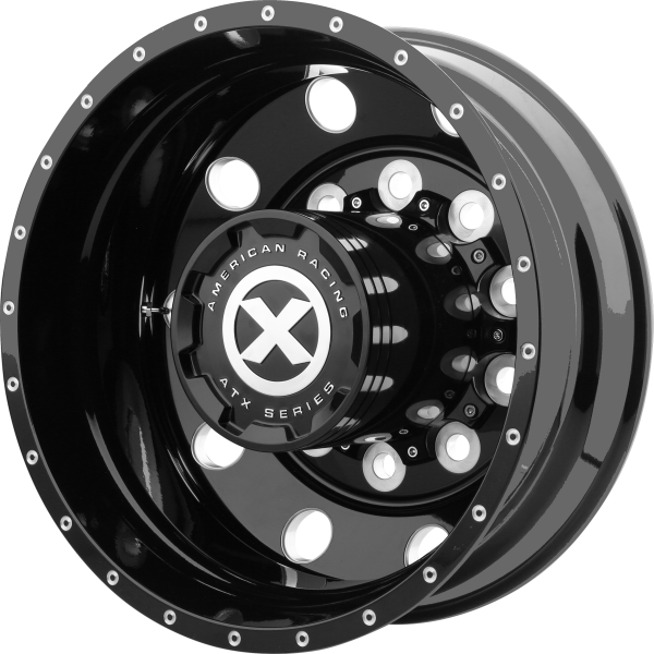 ATX - ATX AO400 BAJA 24.5X8.25 10X11.25 Gloss Black Milled - Rear|AO40024510302