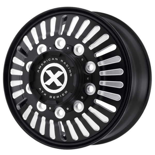 ATX - ATX AO403 ROULETTE 24.5X8.25 10X11.25 Satin Black Milled - Front|AO40324510901