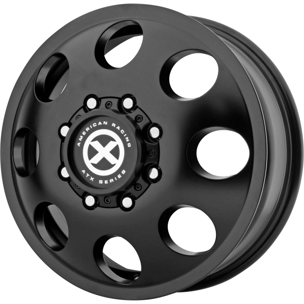 ATX Series - ATX Series AX204 BAJA DUALLY 17X6 8X6.5 Satin Black - Front|AX204760907111