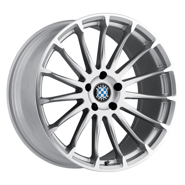 Beyern - Beyern AVIATIC 17X8 5X120 Silver W/ Mirror Cut Face|1780BYA355120S72