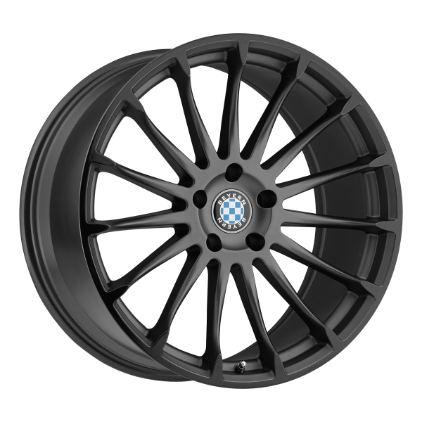 Beyern - Beyern AVIATIC 19X8.5 5X120 Matte Gunmetal W/ Gloss Black Lip|1985BYA155120B72