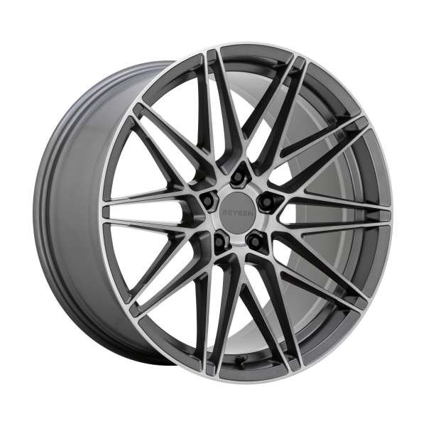 Beyern - Beyern DAMON 21X11 5X120 Matte Gunmetal With Brushed Face|2111DMN305120G74