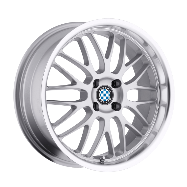 Beyern - Beyern MESH 20X10 5X120 Silver W/ Mirror Cut Lip|2010BYM405120S72
