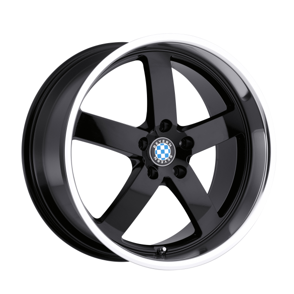 Beyern - Beyern RAPP 20X10 5X120 Gloss Black W/ Mirror Cut Lip|2010BYR355120B72