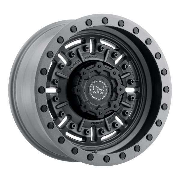 Black Rhino - Black Rhino ABRAMS 18X9.5 8X180 Textured Matte Gunmetal|1895ABR-88180G25
