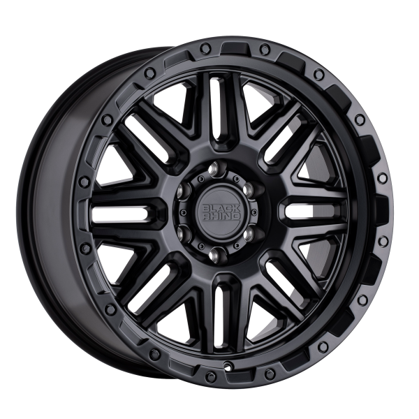 Black Rhino - Black Rhino ALAMO 18X9 8X6.5 Matte Black W/ Black Bolts|1890ALA-88165M22
