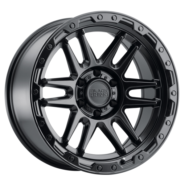 Black Rhino - Black Rhino APACHE 17X8.5 6X120 Matte Black W/ Black Bolts|1785APC006120M67