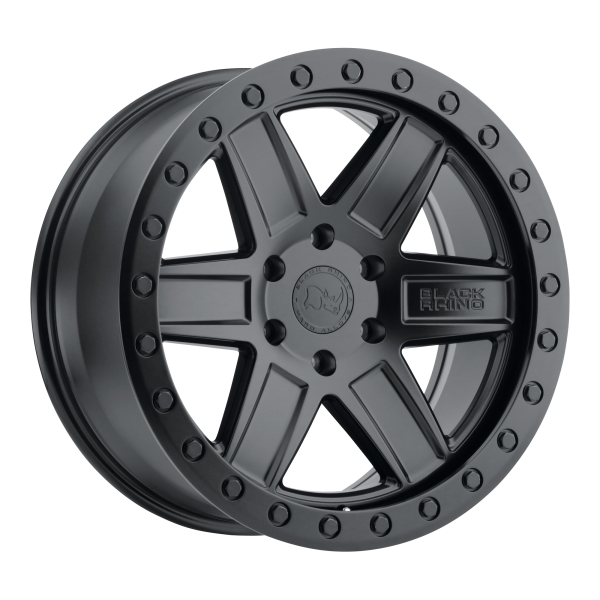 Black Rhino - Black Rhino ATTICA 18X9.5 6X5.5 Matte Black W/ Black Ring|1895ATA-86140M12