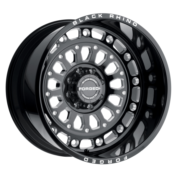 Black Rhino - Black Rhino CENTURION 22X14 8X6.5 Gloss Black W/ Milled Spokes|2214CNT-68165B22