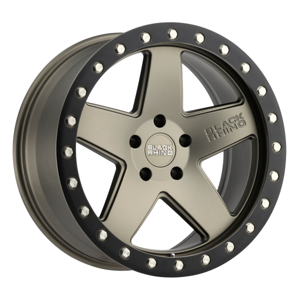 Black Rhino - Black Rhino CRAWLER 17X9.5 6X5.5 Matte Bronze W/ Black Ring|1795CRL126140Z12