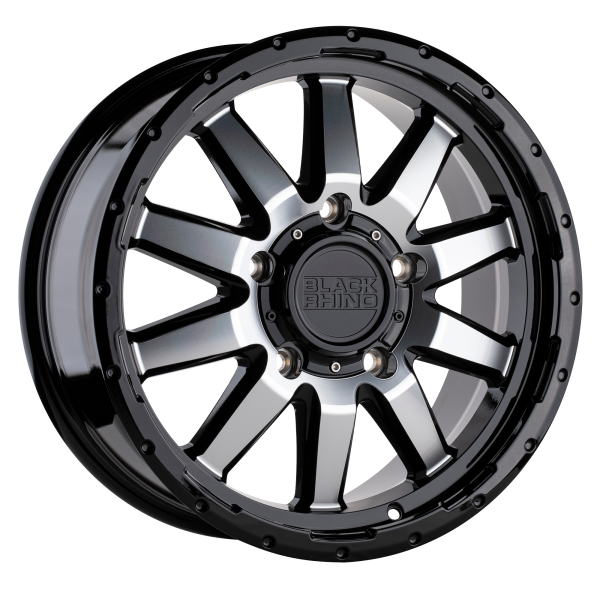 Black Rhino - Black Rhino EXCURSION 16X7.5 5X160 Gloss Black W/ Mirror Face|1675ECN455160B65