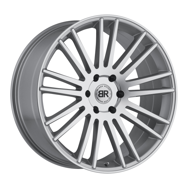 Black Rhino - Black Rhino KRUGER 20X9 6X135 Silver W/ Mirror-Cut Face|2090KRG306135S87
