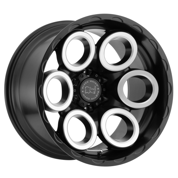 Black Rhino - Black Rhino MAGNUS 20X12 5X5.0 Matte Black W/ Matte Machine Face & Milled Window|2012MAG-45127B71