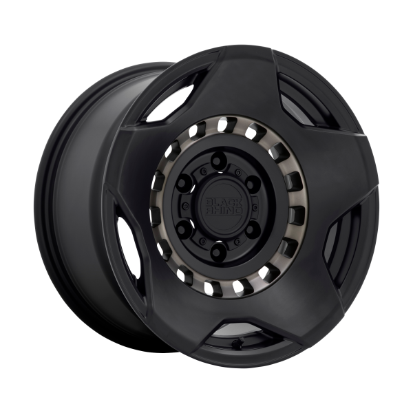 Black Rhino - Black Rhino MUZZLE 17X9 6X5.5 Matte Black W/ Machined Tinted Ring|1790MZE-86140M12