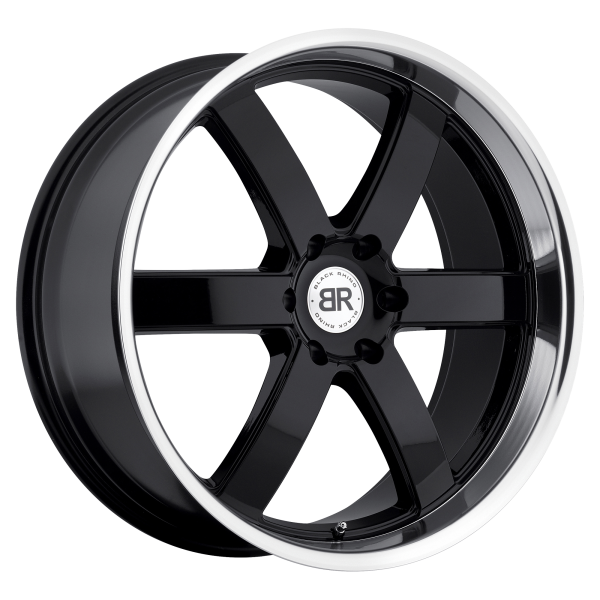 Black Rhino - Black Rhino PONDORA 22X9.5 6X5.5 Gloss Black W/ Machine Ring|2295PND256140B12