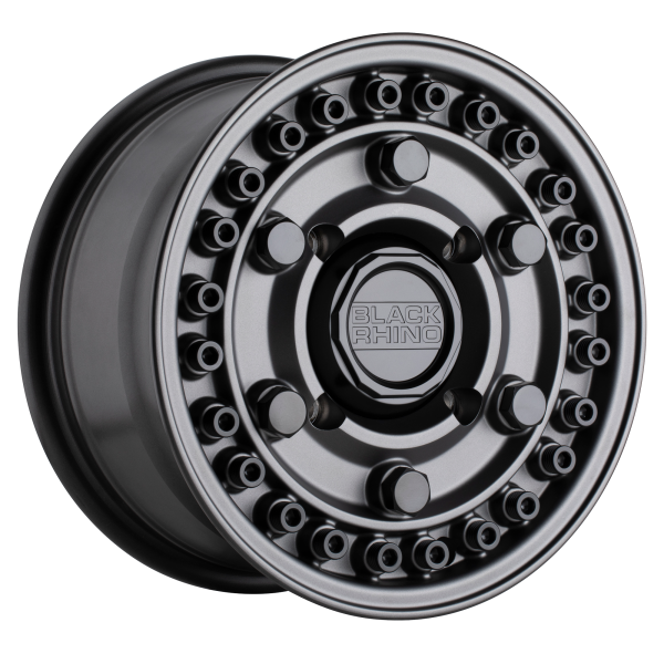 Black Rhino Powersports - Black Rhino Powersports ARMORY UTV 15X7 4X156 Gun Black|1570ARY364156G32