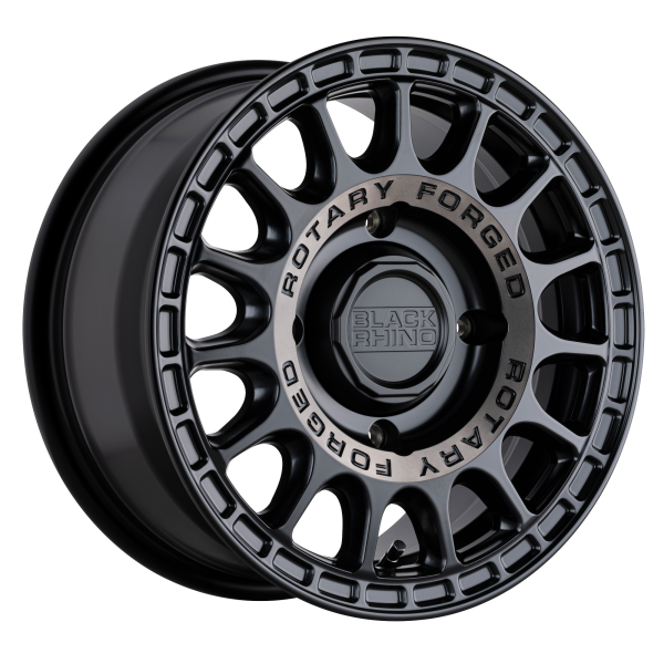Black Rhino Powersports - Black Rhino Powersports SANDSTORM UTV 15X7 4X156 Semi Gloss Black W/ Machined Tint|1570SND514156M32