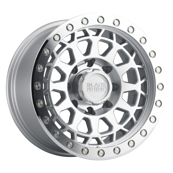 Black Rhino - Black Rhino PRIMM 17X9 8X6.5 Silver W/ Mirror Face & Machined Ring|1790PRM008165S22