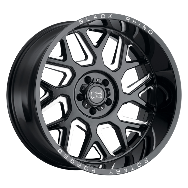 Black Rhino - Black Rhino REAPER 20X11.5 6X5.5 Gloss Black & Milled|2015RPR-46140B12