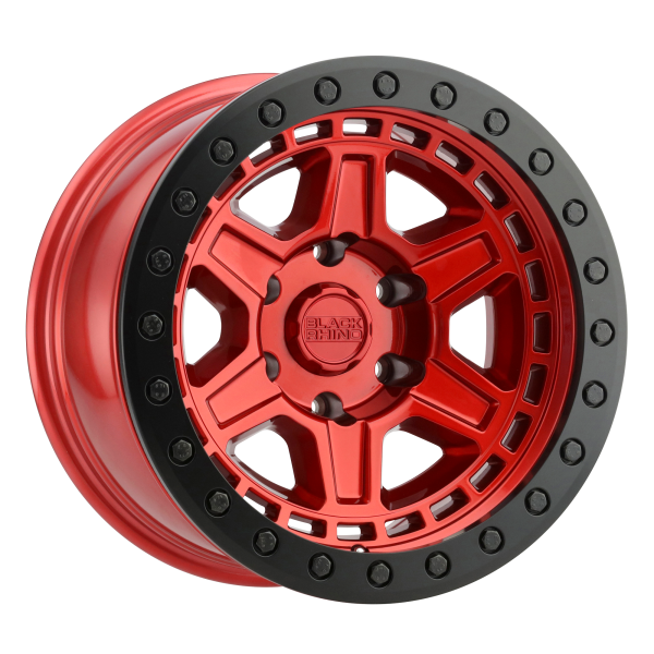 Black Rhino - Black Rhino RENO 18X9.5 5X150 Candy Red W/ Black Ring & Bolts|1895REN125150R10