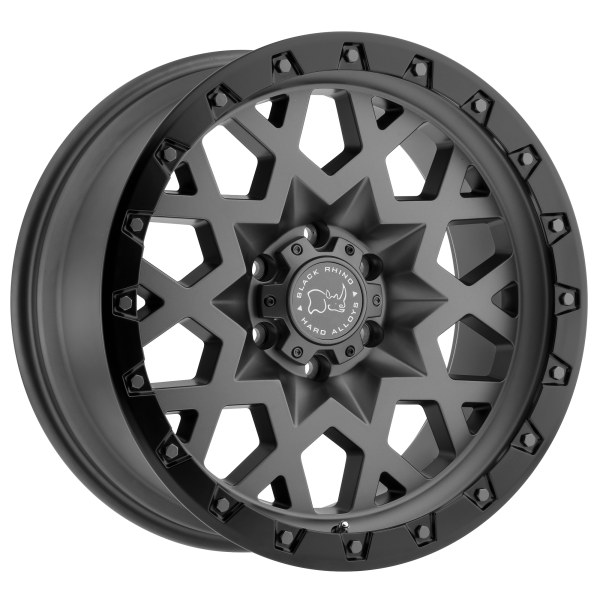 Black Rhino - Black Rhino SPROCKET 18X9.5 6X5.5 Matte Gunmetal W/ Black Ring|1895SPK066140G12
