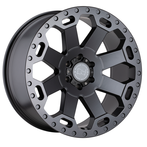 Black Rhino - Black Rhino WARLORD 17X9 8X180 Matte Gunmetal|1790WAR128180G25