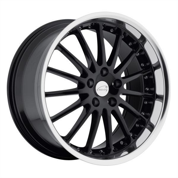 Coventry - Coventry WHITLEY 19X8.5 5X4.75 Gloss Black W/ Mirror Cut Lip|1985COW305121B73