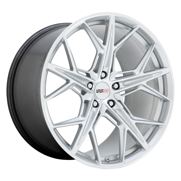 Cray - Cray HAMMERHEAD 20X10.5 5X4.75 Gloss Silver W/ Mirror Cut Face|2005HMH685121S70