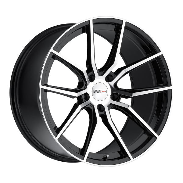 Cray - Cray SPIDER 20X9.5 5X4.75 Gloss Black W/ Mirror Cut Face|2095CRD565121B70