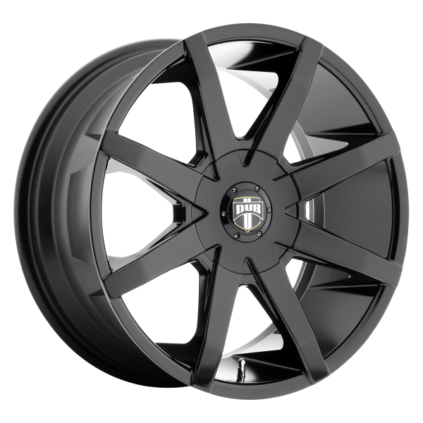 DUB 1PC - DUB 1PC S110 PUSH 22X9.5 5X112/5.0 Gloss Black|S1102295F6+32