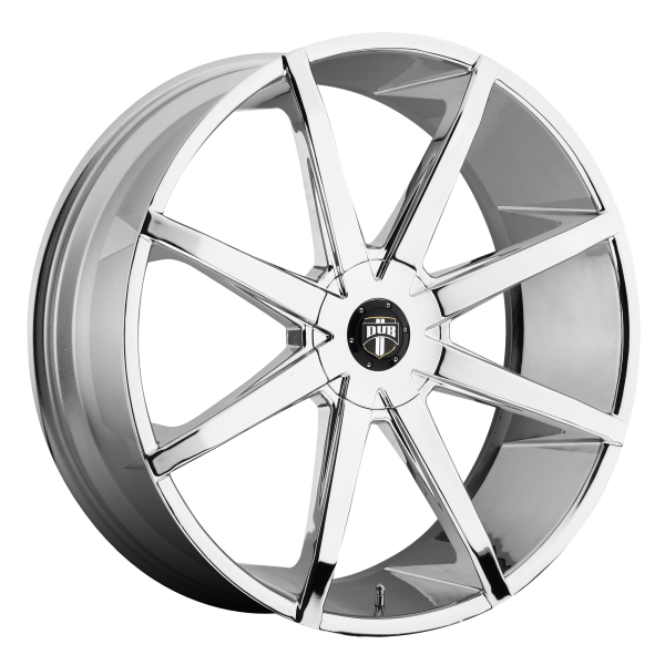 DUB 1PC - DUB 1PC S111 PUSH 24X9.5 BLANK Chrome Plated|S111249500+35D