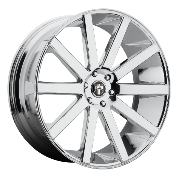DUB 1PC - DUB 1PC S120 SHOT CALLA 22X9 5X4.5 Chrome Plated|S120229065+38