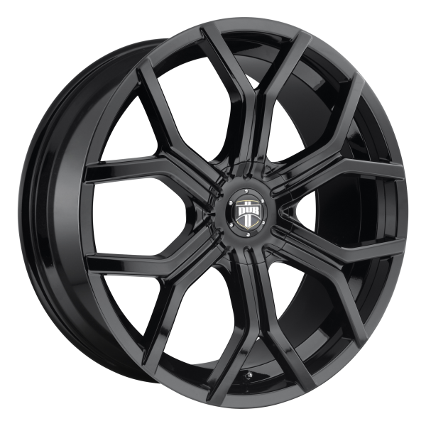 DUB 1PC - DUB 1PC S208 ROYALTY 22X9.5 BLANK Gloss Black|S208229500+32D