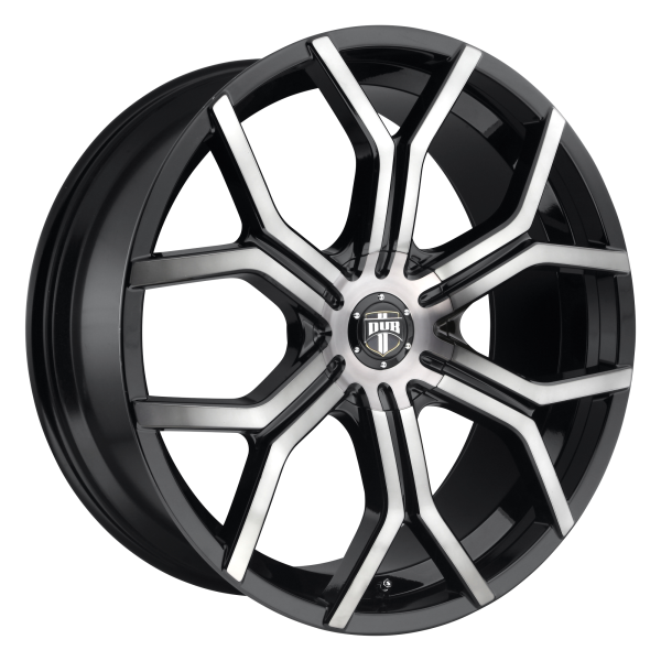 DUB 1PC - DUB 1PC S209 ROYALTY 24X9.5 BLANK Gloss Machined Double Dark Tint|S209249500+10D