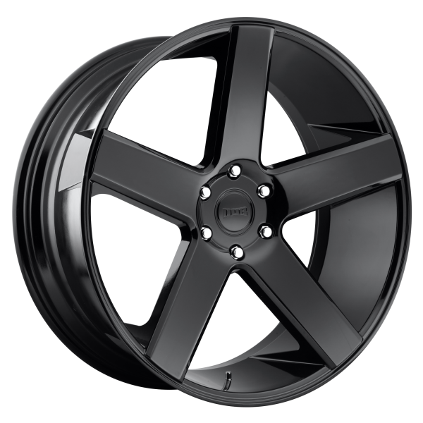 DUB 1PC - DUB 1PC S216 BALLER 24X10 6X5.5 Gloss Black|S216240084+20