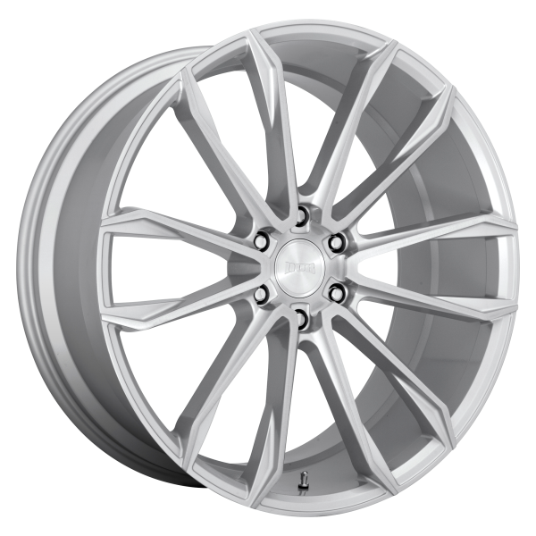 DUB 1PC - DUB 1PC S248 CLOUT 24X10 6X5.5 Gloss Silver Brushed|S248240084+30