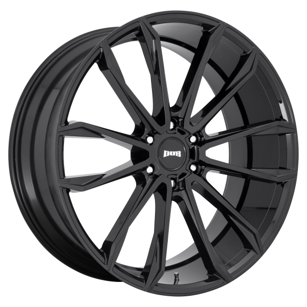 DUB 1PC - DUB 1PC S253 CLOUT 24X10 6X5.5 Gloss Black|S253240084+30