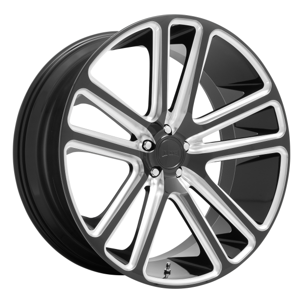 DUB 1PC - DUB 1PC S255 FLEX 22X9.5 5X5.0 Gloss Black Milled|S255229573+10