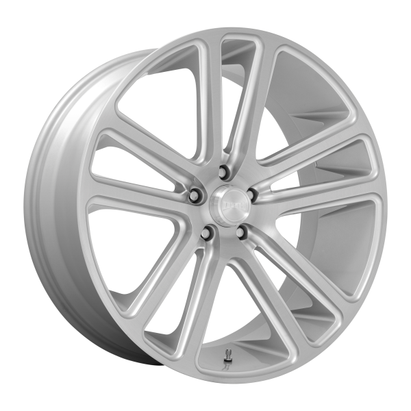 DUB 1PC - DUB 1PC S257 FLEX 24X10 6X135 Gloss Silver Brushed Face|S257240089+30