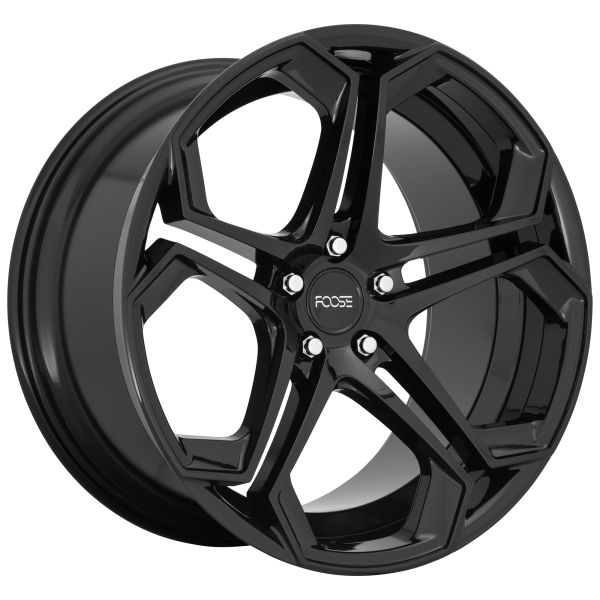 Foose 1PC - Foose 1PC F169 IMPALA 20X10.5 5X4.5 Gloss Black|F169200565+40