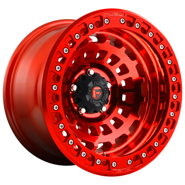 Fuel 1PC - Fuel 1PC D100 ZEPHYR BEADLOCK 17X9 6X135 Candy Red|D10017908945