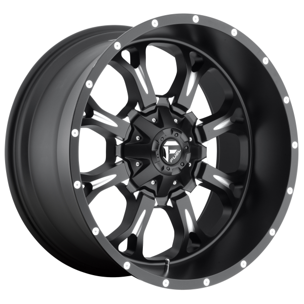 Fuel 1PC - Fuel 1PC D517 KRANK 20X9 8X6.5 Matte Black Milled|D51720908250