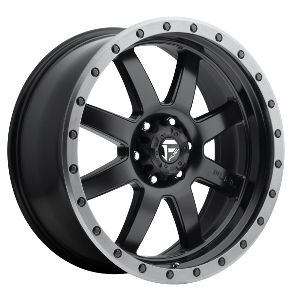 Fuel 1PC - Fuel 1PC D551 TROPHY 20X9 6X5.5 Matte Black Gun Metal Ring|D55120908350