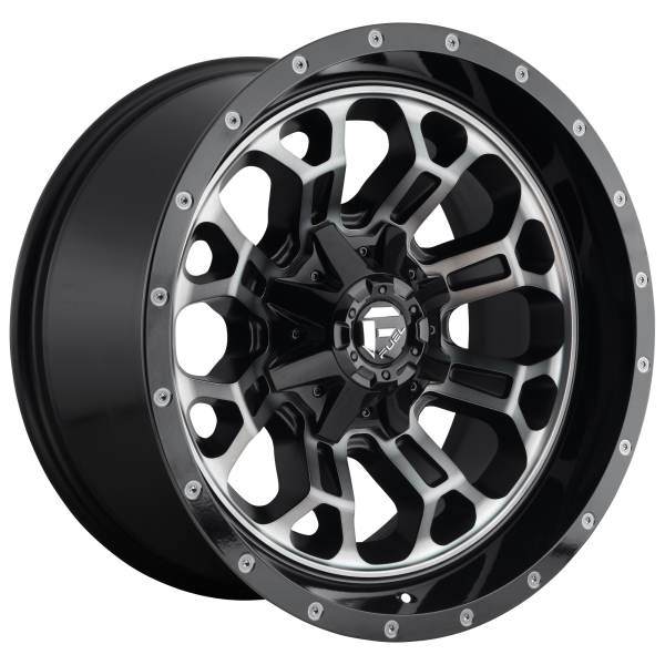 Fuel 1PC - Fuel 1PC D561 CRUSH 18X9 8X170 Gloss Machined Double Dark Tint|D56118901757