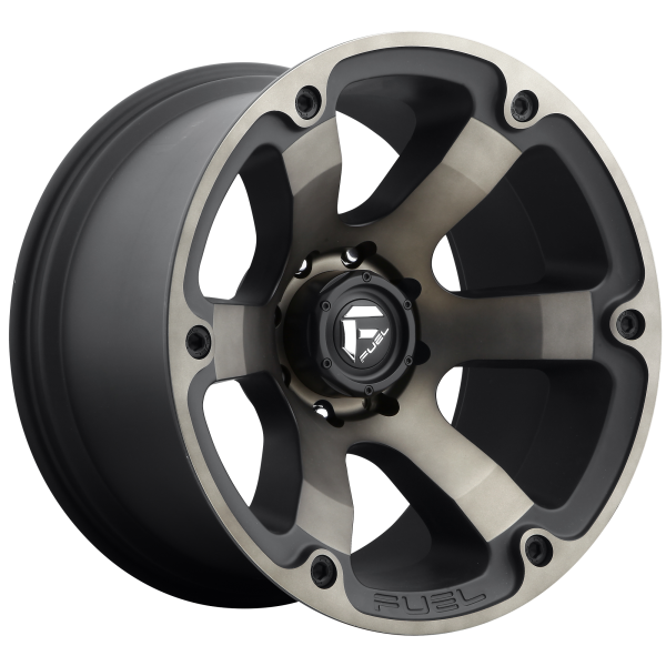 Fuel 1PC - Fuel 1PC D564 BEAST 17X9 6X5.5 Matte Black Double Dark Tint|D56417908456