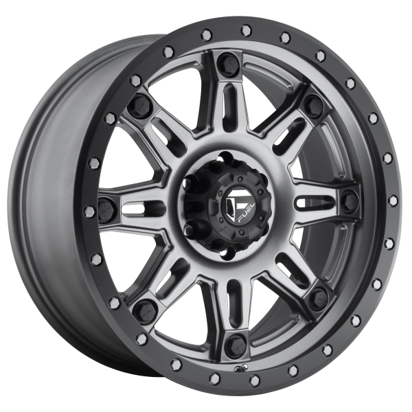 Fuel 1PC - Fuel 1PC D568 HOSTAGE III 20X9 5X150 Matte Gun Metal Black Bead Ring|D56820905650