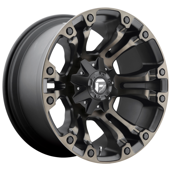 Fuel 1PC - Fuel 1PC D569 VAPOR 20X9 6X135/5.5 Matte Black Double Dark Tint|D56920909856
